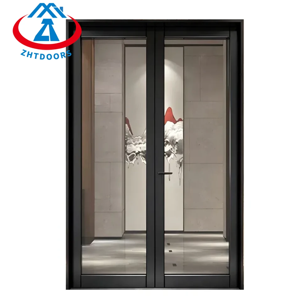 fully glazed fire door